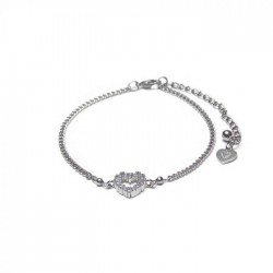 Bracciale catena cuori...